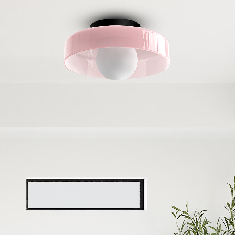 Plafondlamp Wandlamp Modern Minimalistisch met Glazen Bol en Ronde Kap