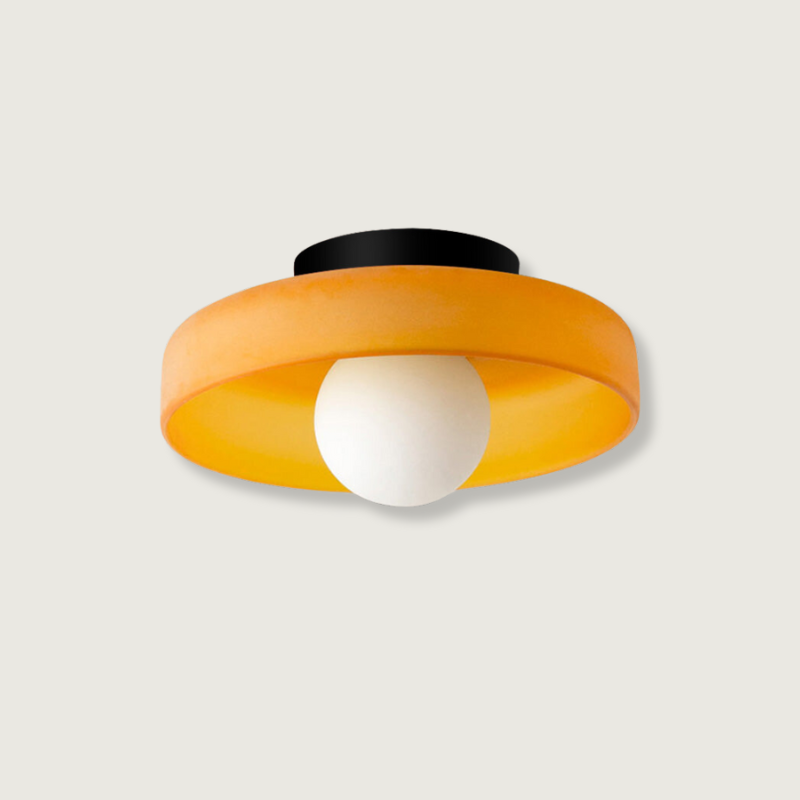 Plafondlamp Wandlamp Modern Minimalistisch met Glazen Bol en Ronde Kap