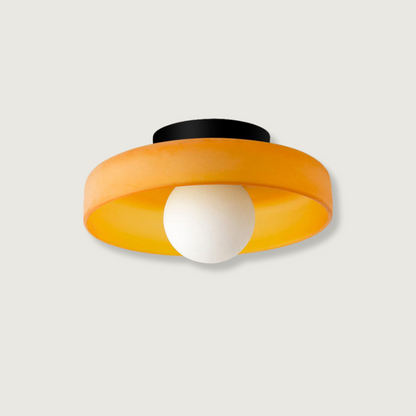 Plafondlamp Wandlamp Modern Minimalistisch met Glazen Bol en Ronde Kap