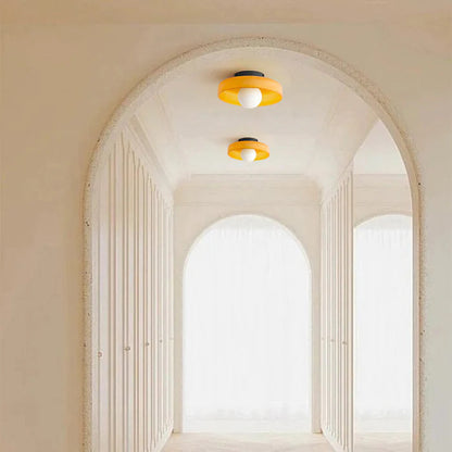Plafondlamp Wandlamp Modern Minimalistisch met Glazen Bol en Ronde Kap