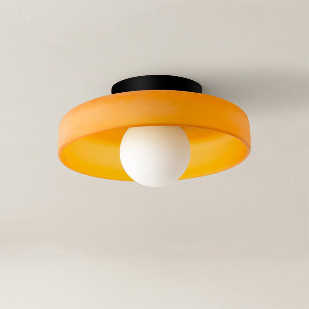 Plafondlamp Wandlamp Modern Minimalistisch met Glazen Bol en Ronde Kap