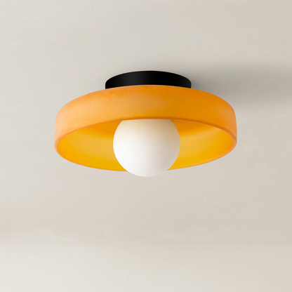 Plafondlamp Wandlamp Modern Minimalistisch met Glazen Bol en Ronde Kap