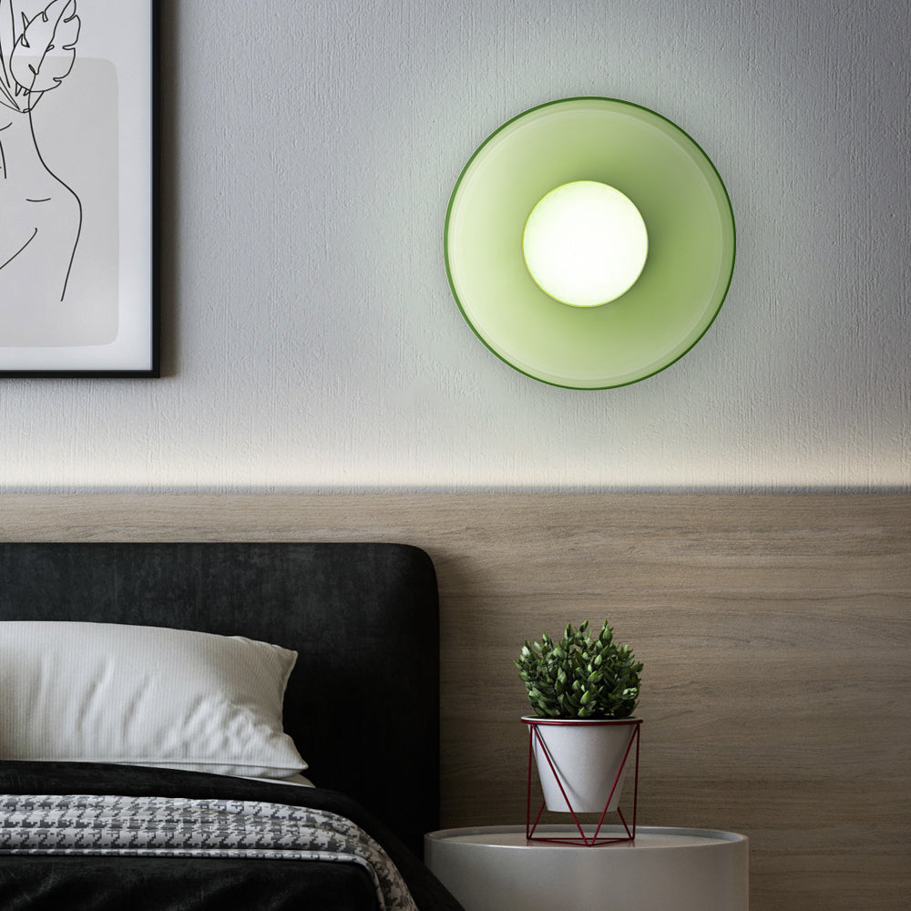 Plafondlamp Wandlamp Modern Minimalistisch met Glazen Bol en Ronde Kap