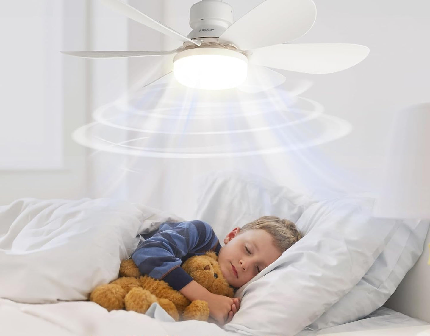 Plafondventilator met LED Verlichting en Afstandsbediening Dimbaar