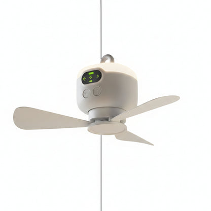 Plafondventilator met LED Verlichting en Afstandsbediening Oplaadbaar