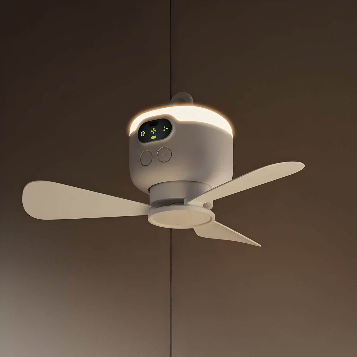 Plafondventilator met LED Verlichting en Afstandsbediening Oplaadbaar