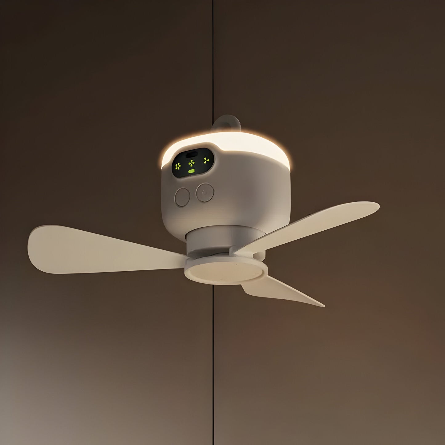 Plafondventilator met LED Verlichting en Afstandsbediening Oplaadbaar