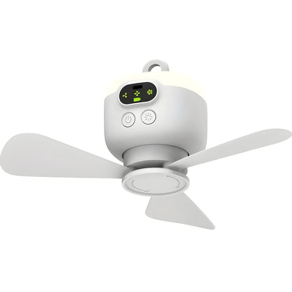 Plafondventilator met LED Verlichting en Afstandsbediening Oplaadbaar