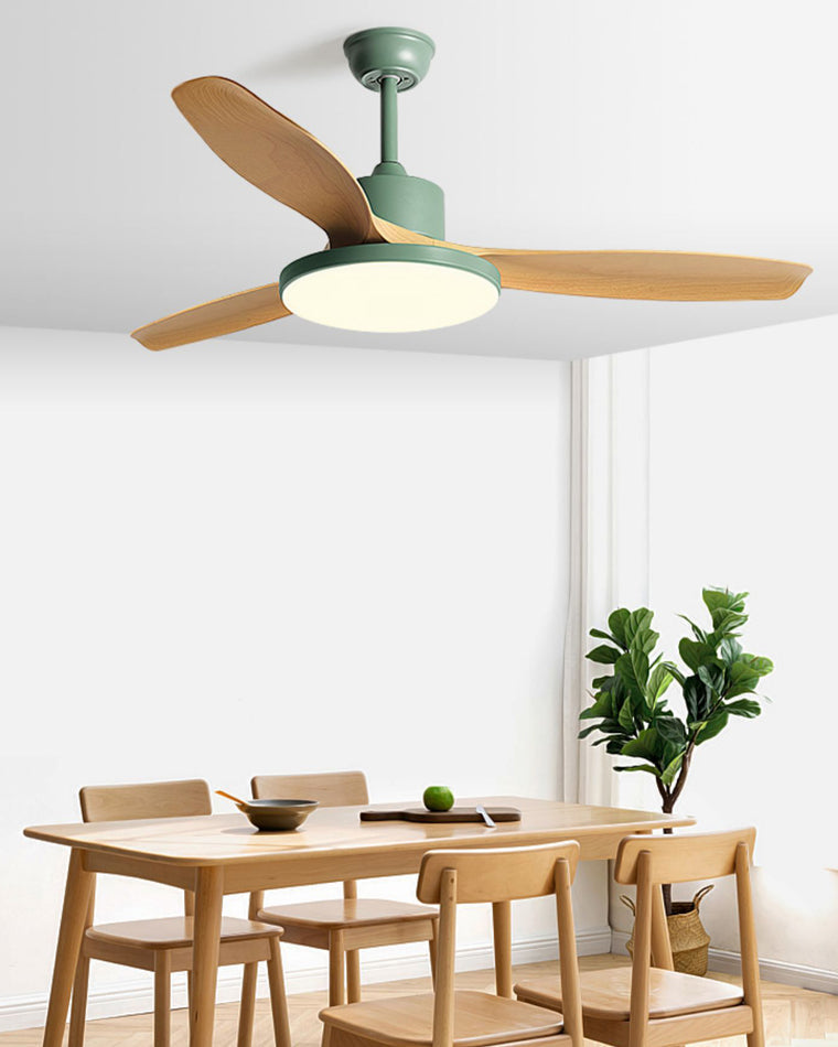 Plafondventilator Scandinavisch met Geïntegreerde LED en Omkeerbare Motor