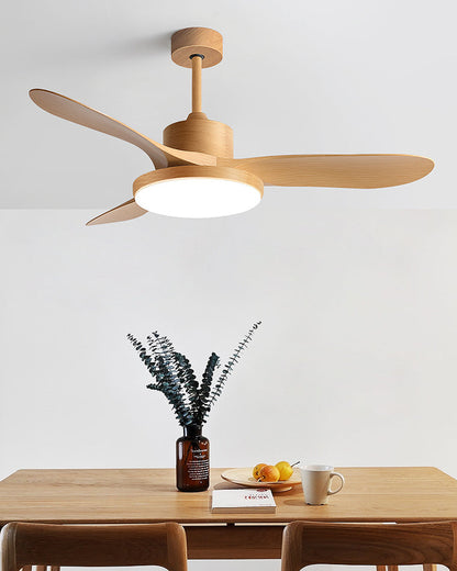 Plafondventilator Scandinavisch met Geïntegreerde LED en Omkeerbare Motor