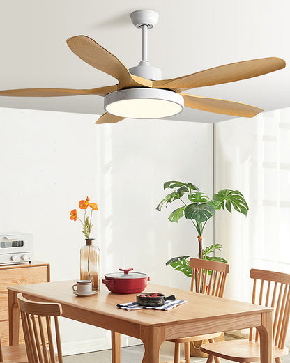 Plafondventilator Scandinavisch met Geïntegreerde LED en Omkeerbare Motor