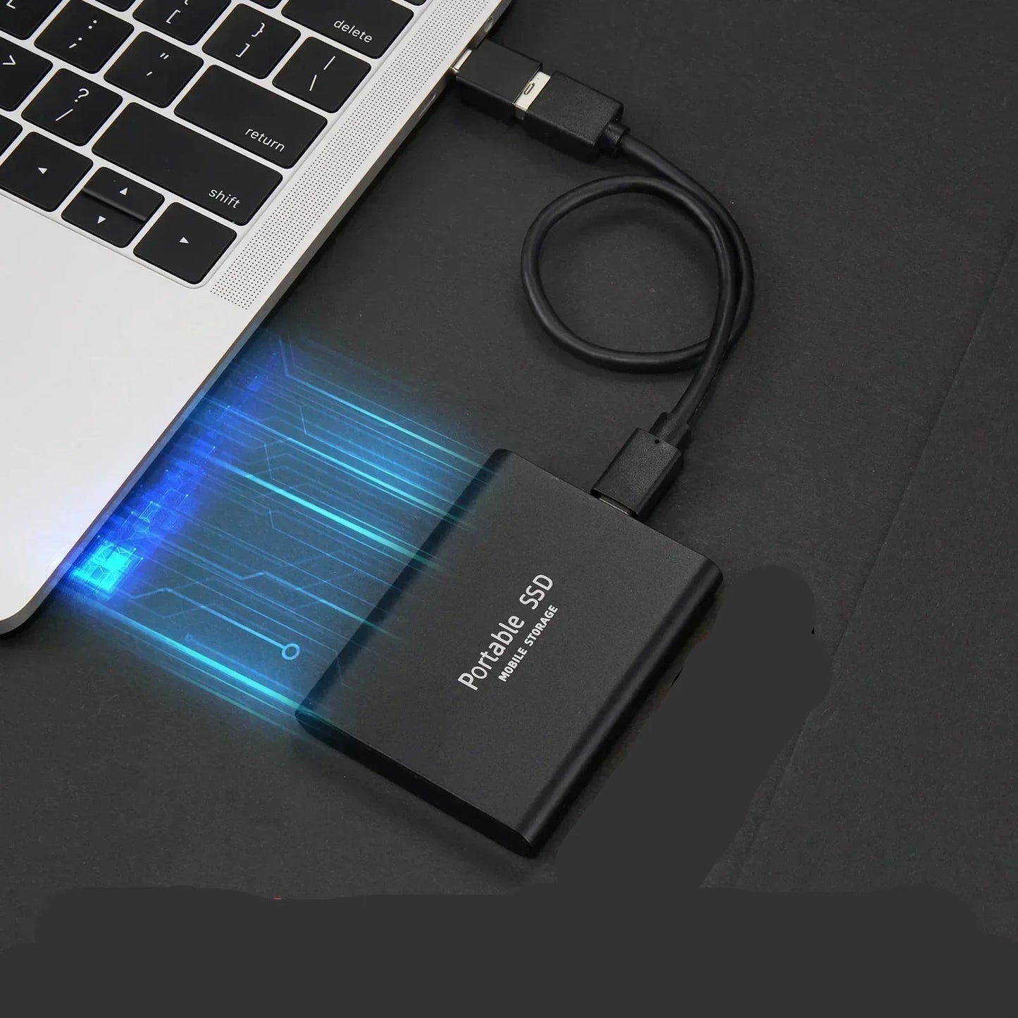 Portable SSD Externe Harde Schijf USB Aansluiting voor Laptop en PC