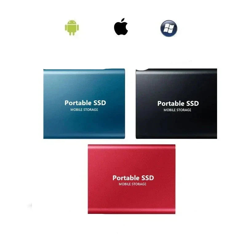 Portable SSD Externe Harde Schijf USB Aansluiting voor Laptop en PC