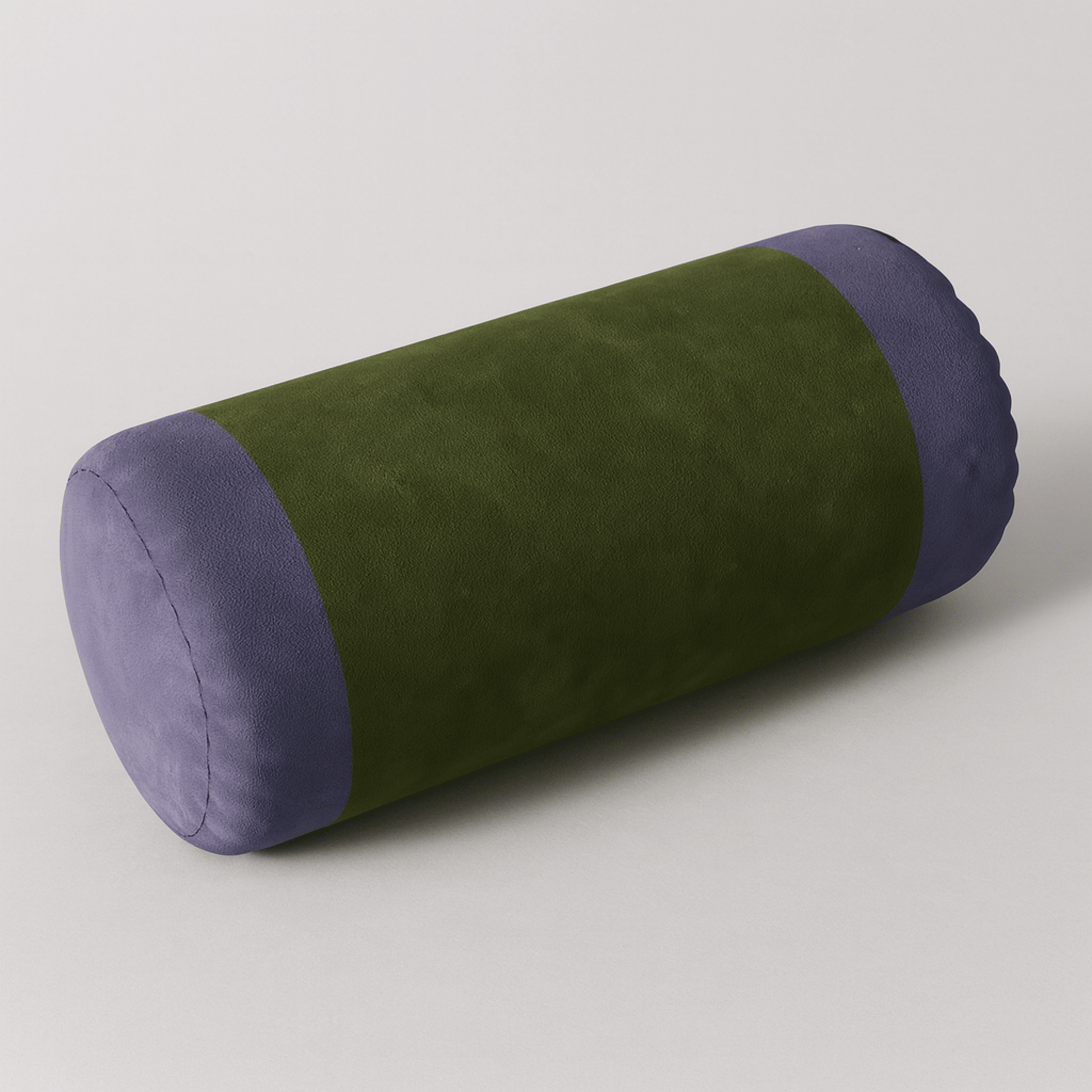 Rolkussen Cilindervormig met Afneembare Hoes en Tweekleurig Design