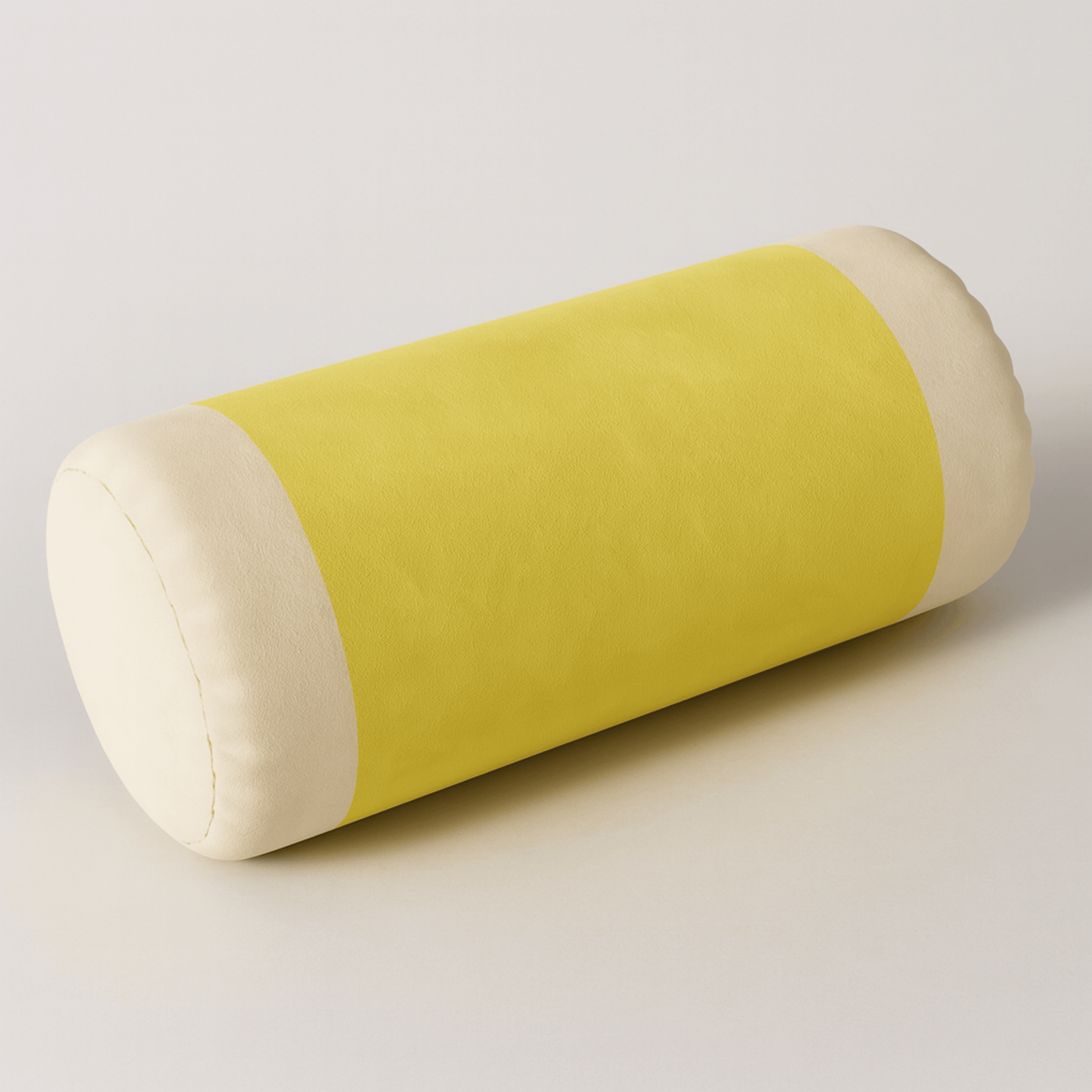 Rolkussen Cilindervormig met Afneembare Hoes en Tweekleurig Design