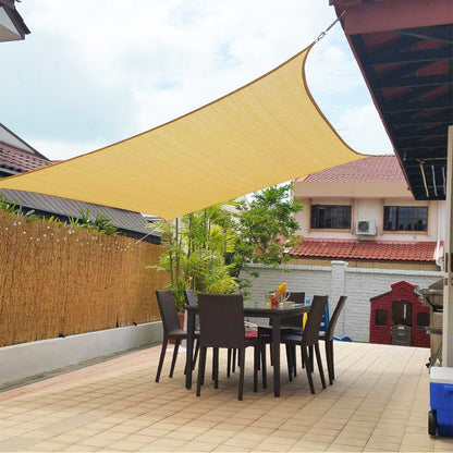 Schaduwdoek voor Tuin en Terras met Bevestigingsset en UV-bescherming
