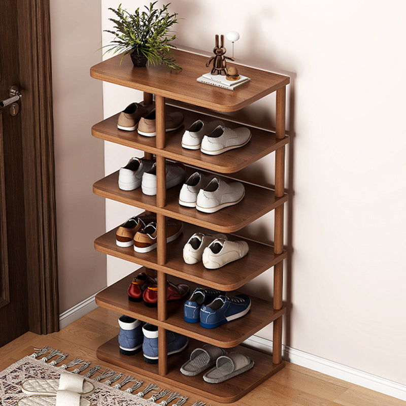 Schoenenrek Hal met 6 of 7 Niveaus en Bovenblad voor Opbergen ##POS:12##