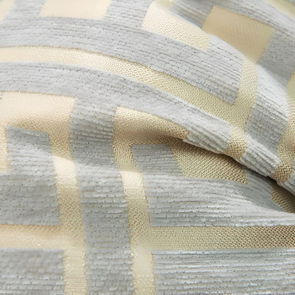 Sierkussenhoes met Geometrisch Jacquard Patroon en Verborgen Rits