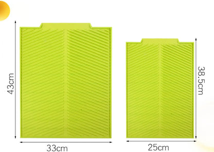 Siliconen Afdruipmat voor Afwas met Antislip Ribbels en Hittebestendig Oppervlak