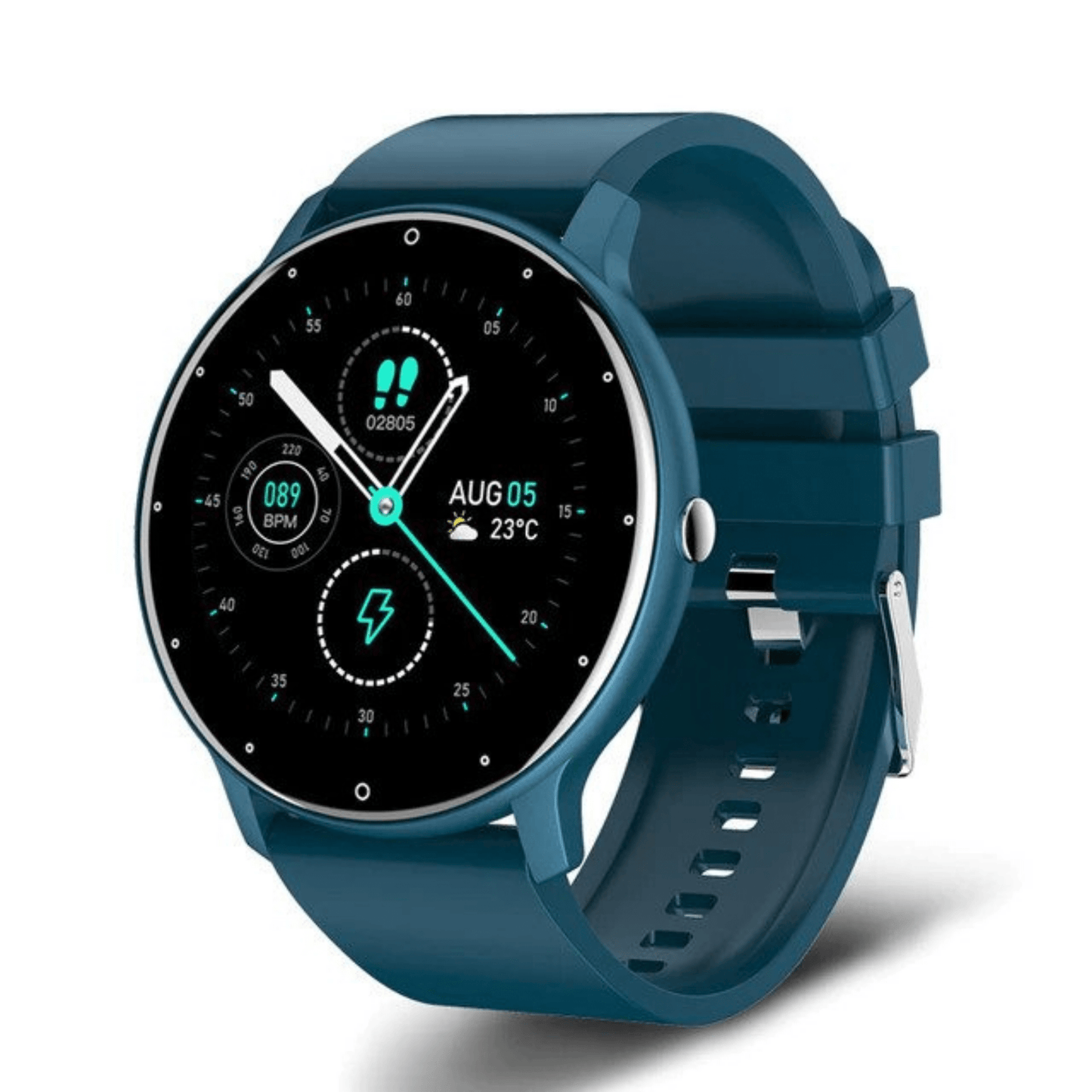 Smartwatch met Hartslagmeter Stappenteller en Bluetooth Belfunctie IP68