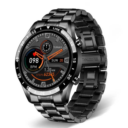 Smartwatch Rond Scherm met Bluetooth Bellen Hartslagmeter en Slaapmonitor