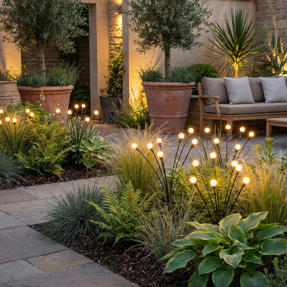 Solar Tuinlamp Vuurvliegjes LED Prikspot voor Tuin en Terras