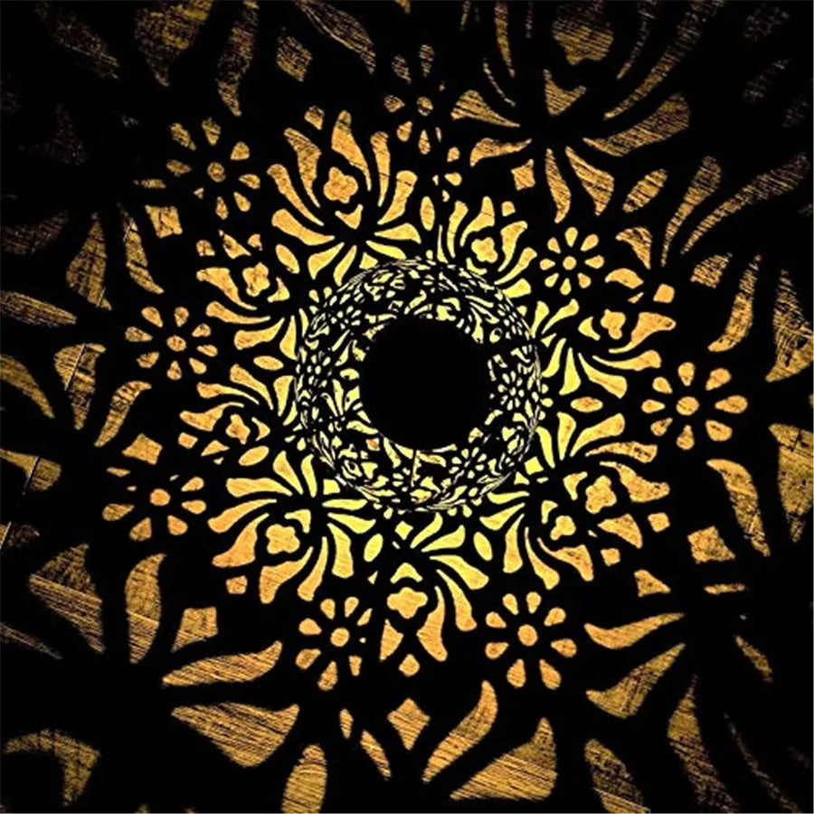 Solar Tuinlantaarn Bohemian met Projectie-effect en Automatische Schakelaar
