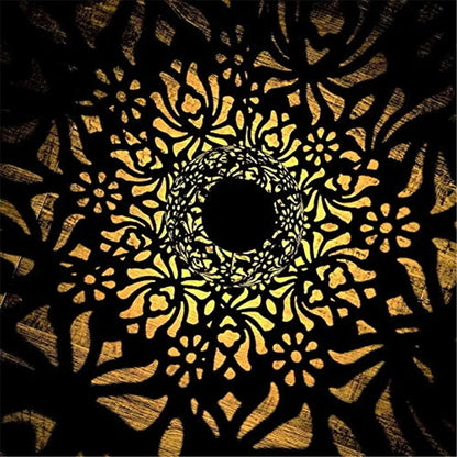 Solar Tuinlantaarn Bohemian met Projectie-effect en Automatische Schakelaar