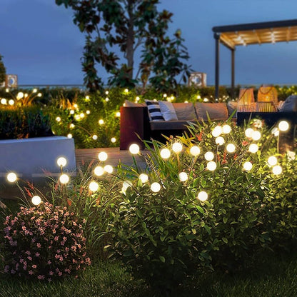 Solar Tuinprikker met LED Ballen en Flexibele Stelen voor Buiten