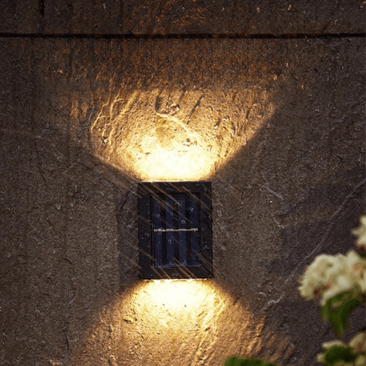 Solar Wandlamp Buiten met Up & Down Verlichting op Zonne-energie