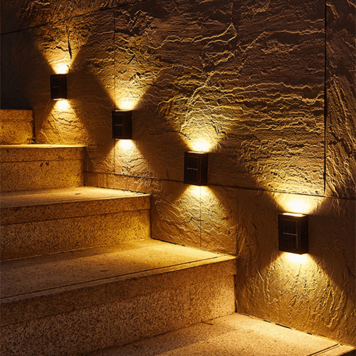 Solar Wandlamp Buiten met Up & Down Verlichting op Zonne-energie