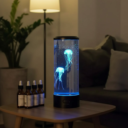 Tafellamp Kwallen met LED Verlichting en 7 Kleuren