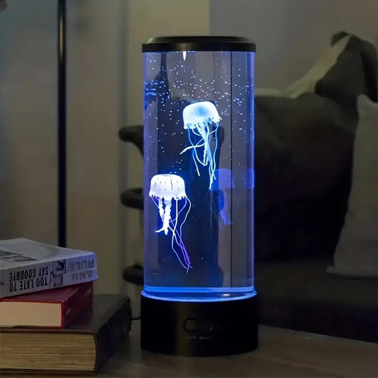 Tafellamp Kwallen met LED Verlichting en 7 Kleuren