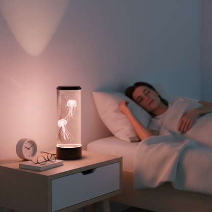 Tafellamp Kwallen met LED Verlichting en 7 Kleuren