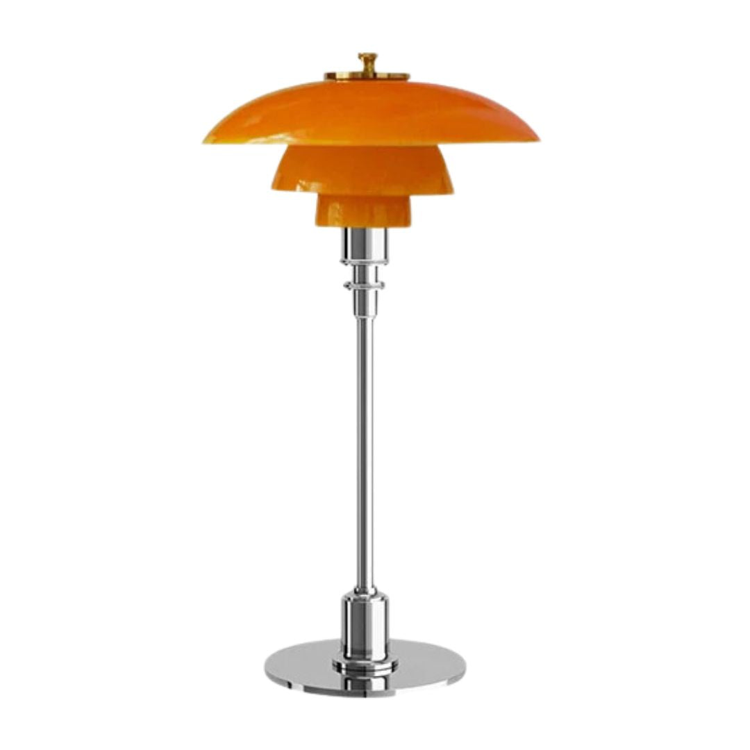 Tafellamp LED Scandinavisch Glazen Bol met Ronde Voet