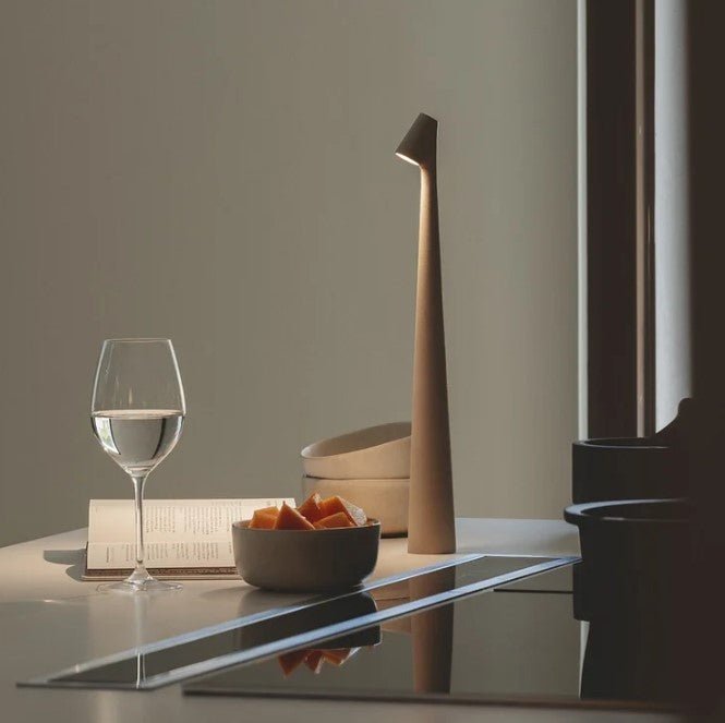 Tafellamp Minimalist met Dimfunctie en Oplaadbare Batterij