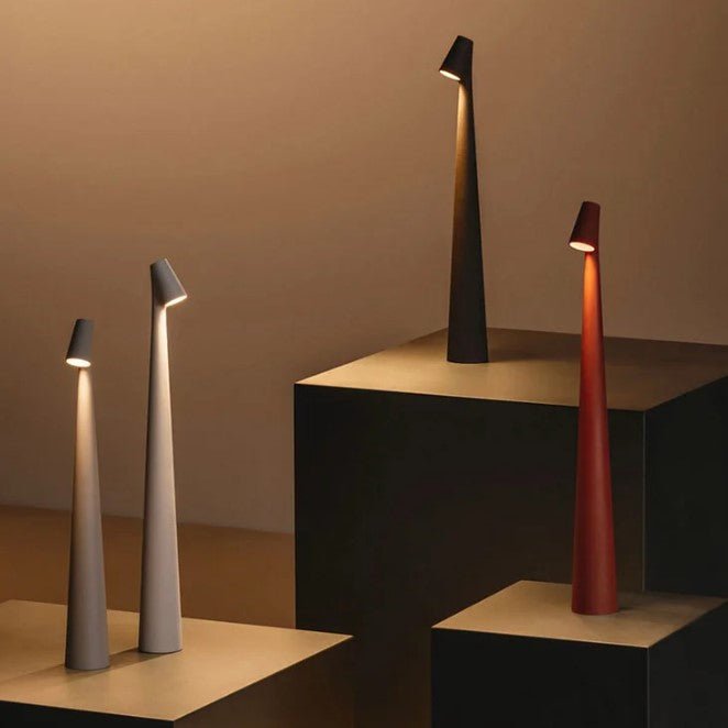 Tafellamp Minimalistisch met Dimbare LED en Oplaadbare Accu