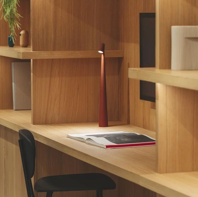 Tafellamp Minimalistisch met Dimbare LED en Oplaadbare Accu