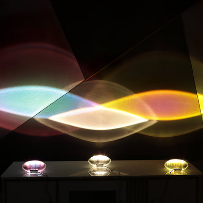 Tafellamp Minimalistisch met Ovale Kristallen Kap en Geïntegreerde LED ##POS:72##