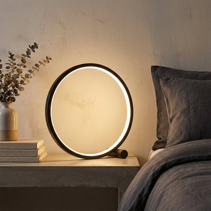 Tafellamp Minimalistisch Rond LED met Touch Bediening en 3 Helderheidsniveaus
