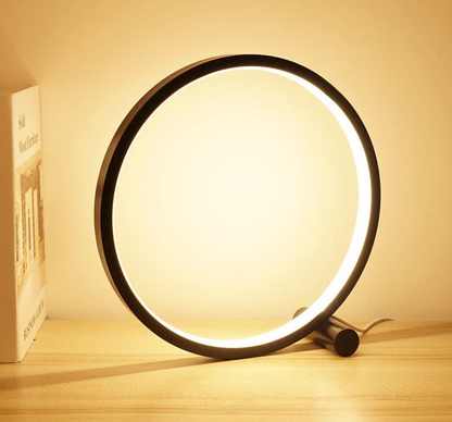 Tafellamp Minimalistisch Rond LED met Touch Bediening en 3 Helderheidsniveaus