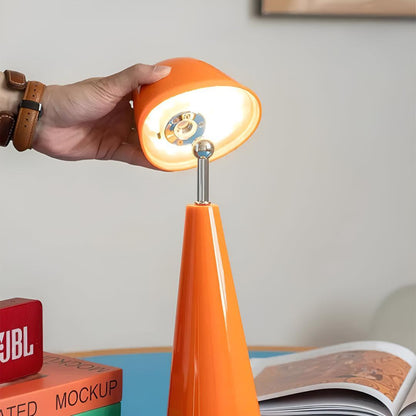 Tafellamp Retro met Draaibare Kap en Oplaadbare Batterij