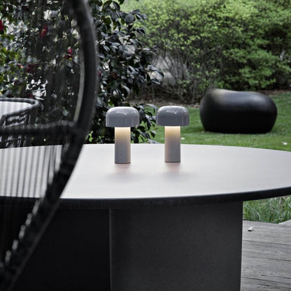 Tafellamp Retro met Paddenstoel Design Draadloos Dimbaar LED