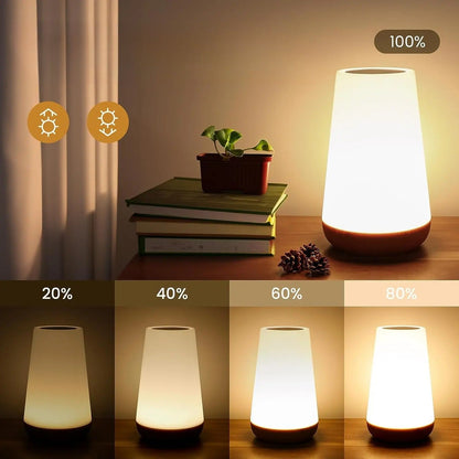 Tafellamp RGB met Touch Bediening en Afstandsbediening Dimbaar