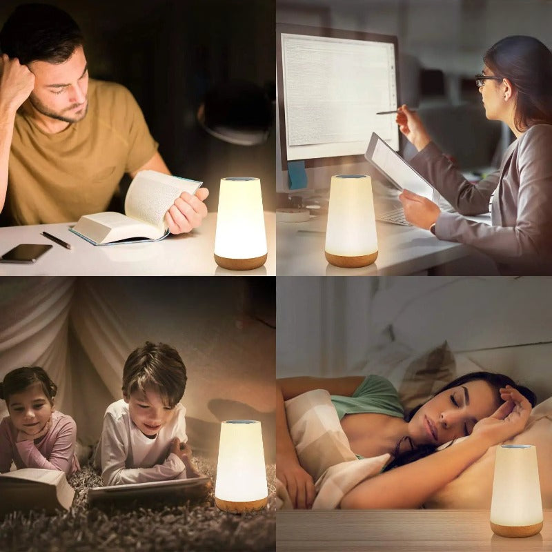 Tafellamp RGB met Touch Bediening en Afstandsbediening Dimbaar