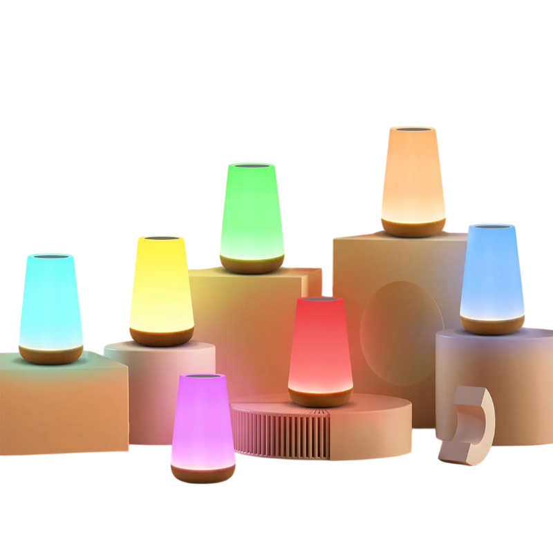 Tafellamp RGB met Touch Bediening en Afstandsbediening Dimbaar