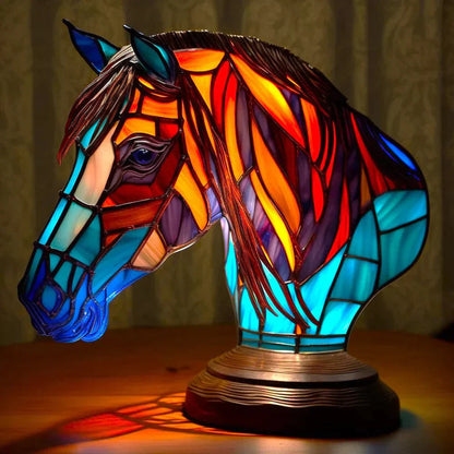 Tiffany Tafellamp Dierenmotief Glas-in-lood Sfeerverlichting ##POS:16##