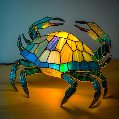 Tiffany Tafellamp Dierenmotief Glas-in-lood Sfeerverlichting ##POS:7##