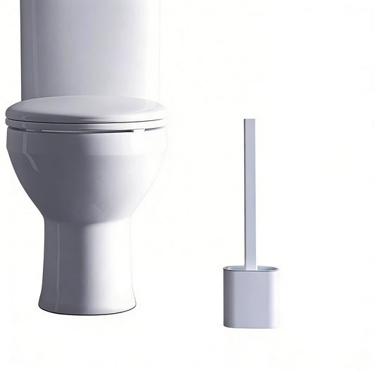 Toiletborstel Siliconen met Houder Staand of Wandmontage