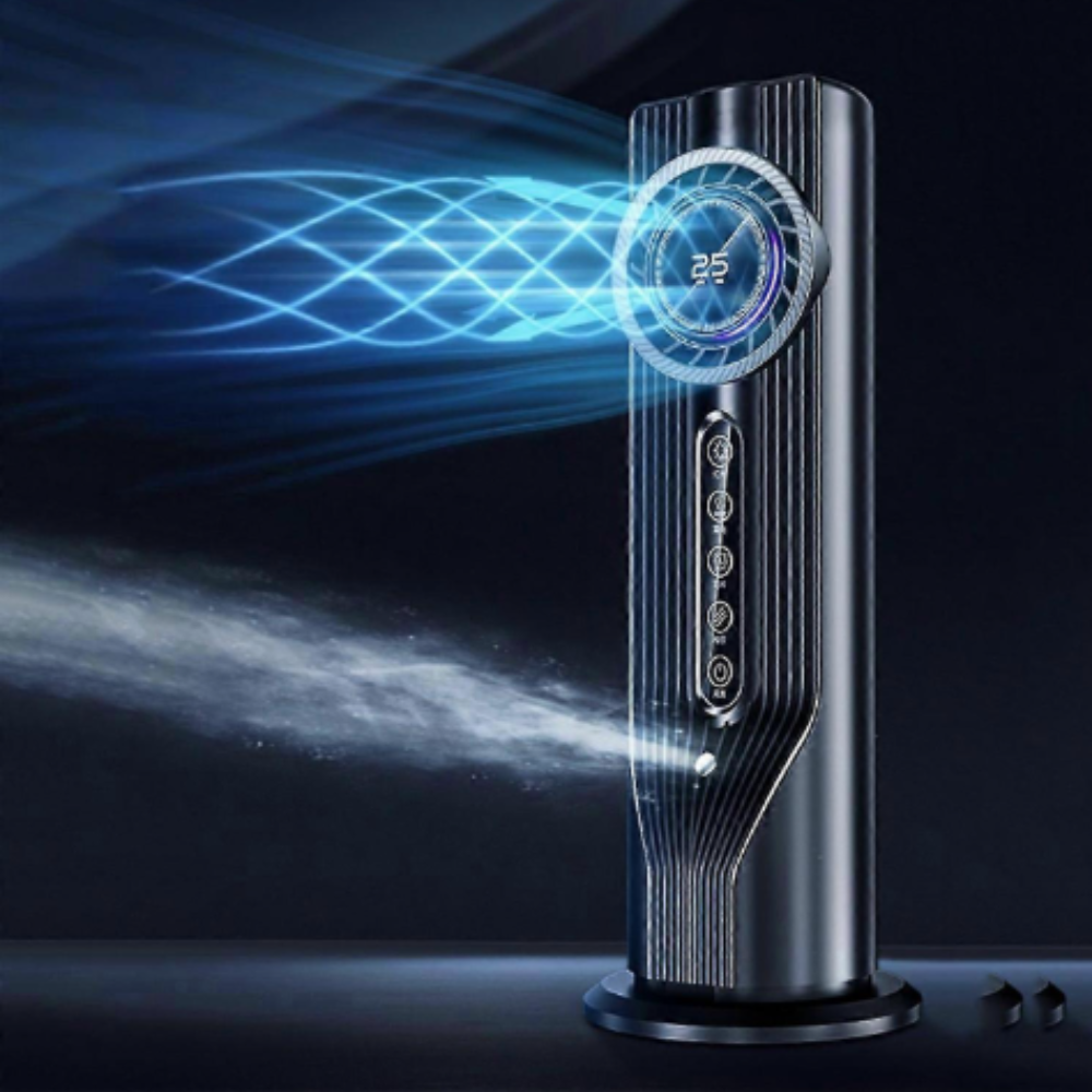 Torenventilator met Watertank, Timer en 6 Snelheidsstanden via USB